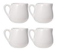 HEMOTON Lot de 4 cuillères à saucière en céramique - Pichet à lait - Pour vinaigre, huile
