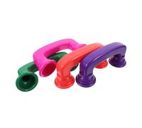 HEMOTON Lot de 4 Téléphones Chuchotés en Plastique pour Garçon et Filles Jouet Coloré Téléphones Chuchotés Salle de Classe Matériau ABS Sûr Jouet Éducatif pour Tout-Petit