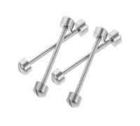 HEMOTON Lot de 4 Tiges de Fixation en Acier 18mm pour Maillon de Bracelet de Montre, Connecteurs Vissés Sécurisés, Outil de Réparation Polyvalent pour Entretien Montre,