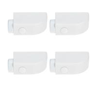 HEMOTON Lot De 4 Verrous De Sécurité Pour Fenêtres Coulissantes Bouchons De Limitation De Course Serrures Anti-Blocage Faciles À Installer Pour Protection Enfants Et Ventilation