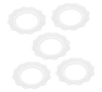 HEMOTON Lot De 5 Coussinets Dallaitement En Silicone Souple Non Résistants À La Transpiration