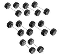 HEMOTON Lot De 5 Paires De Pneus Moulés en Alliage pour Voiture Modèle Réduit De Voiture Télécommandée Hélicoptère Modèle Réduit De Camion