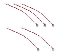 HEMOTON Lot de 5 Pièces de Capteurs Microphone Électret à Condensateur Miniature avec Fil Conducteur Éléments Micro Stéréo Compatibilité Multi-Appareils pour Sonorisation et