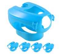 HEMOTON Lot De 5 Supports Fixes pour Pigeons Support Fixe pour Alimentation des Pigeons pour Injection Accessoires pour Cage À Oiseaux De pour Oiseaux