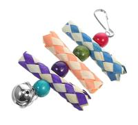 HEMOTON Mâcher Coloré pour Perroquets et Calopsittes à Lusure Suspendu pour Cage pour Oiseaux à Moyenne et Activité de Recherche de Nourriture