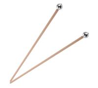 HEMOTON Maillets en Aluminium et Éducation Musicale pour Performances Professionnelles 2 Pièces Manche en Bois de 40cm, Prise Confortable et Design Ergonomique pour Xylophone