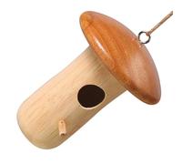 HEMOTON Mangeoire Oiseaux Extérieur Solide Forme de Champignon Mangeoire Suspendue Durable pour Jardin Maison Oiseaux Décorative et Facile à Nettoyer