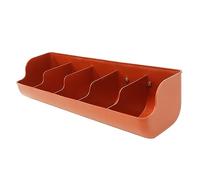 HEMOTON Mangeoire Pour Porcs 5 Compartiments Brun Pour Porcelets En Élevage Agricole Pratique Et Résistante Alimentation Multiple Pour Porcs De Ferme