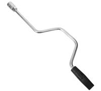 HEMOTON Manivelle de Cric de Remplacement 50 Cm en Acier Haute Résistance, Poignée Manuelle pour Vérin de Remorque et Camping-Car, Accessoire de Levage Robuste pour Stabilisateur