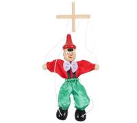 HEMOTON Marionnette À Fil en Bois - Jouet Interactif pour Enfants, Spectacle De Marionnettes, Artisanat Fait Main, DéCoration Et Collection, Cm