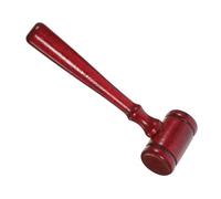 HEMOTON Marteau De Juge Bois Maillet pour Costume De Juge Accessoire De Rôle Judiciaire