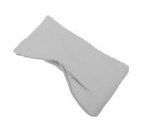 HEMOTON Masque de Sommeil en Soie Glacée Gris Nuage Cache-oreilles, Occultant la Lumière et Antibruit, Réglable pour Voyages, Bureau et Sommeil Paisible