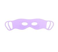 HEMOTON Masque Oculaire Antidérapant en Silicone Violet Double Face Suspendu aux Oreilles pour Massage des Yeux et Maintien du Patch Oculaire Accessoire Relaxant pour Soin des Yeux