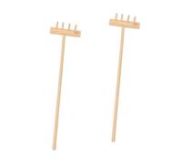 HEMOTON Mini Râteau de Jardin Zen Accessoires pour Bac à Sable Outil de Jardin à Quatre Dents pour Garçon et Filles Créativité Améliorée