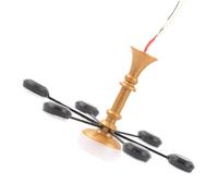 HEMOTON Miniature Ceiling Light Miniature Chandelier Pendant Lamp for Tiny House Decoration for Dollhouse Living DIY Accessories