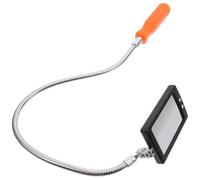 HEMOTON Miroir Conception Pivotante 360° en Acier Inoxydable Inspection Flexible Éclairage LED pour Applications Professionnelles et Bricolage