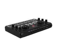 HEMOTON Mixeur Karaoké Portable Carte Compacte avec Mixage Support et Microphones pour Voyage et Usage Domestique