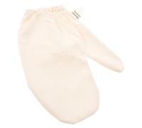 HEMOTON Moufles de Massage en Soie Brute 100% Naturelle avec Bande Élastique, Exfoliation à Sec Ayurvédique, Taille Unique, pour Spa, Soins du Corps, Bien-massage Relaxant