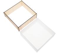 HEMOTON Moule Carré en Silicone pour Serrage-Livres DIY, Blanc | Démoulage Facile, Compatible Matériaux de Coulée, pour Loisirs Créatifs et Préservation D’images
