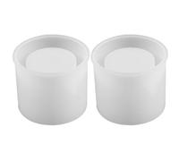 HEMOTON Moule en Silicone Blanc Surface Intérieure Lisse pour Pot à Crayons Cylindrique, Démoulage Facile Design Convivial pour Décoration Créative DIY la Maison Coiffeuse