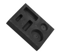 HEMOTON Moule Graphite Multi-trous Surface Lisse et Design Optimisé Démoulage sans Effort Drainage D'huile, Coulée de Métaux Précieux