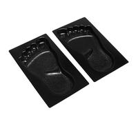 HEMOTON Moule Pavé de Jardin en Plastique Noir 2 Pcs Outil de Modélisation Facile à Démouler pour Construction de Trottoirs et Aménagement Extérieur