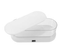 HEMOTON Nettoyeur Portable Multifonction pour Lunettes et Bijoux Machine Compacte Légère sans Batterie Nettoyage Ultrasonique pour Montres Lentilles et Accessoires Personnels