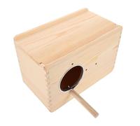HEMOTON Nichoir Massif pour Perroquets et Perruches Boîte de Reproduction Isolante Nid Suspendu pour Conures et Cockatiels Installation Facile et Entretien Pratique