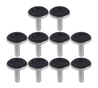 HEMOTON Niveleur de Meubles réglable 24pcs, Hauteur Ajustable, Fer et Plastique, adapté pour étagères et Cuisine
