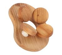 HEMOTON Oreiller Sauna Bois Ergonomique Multifonctionnel Appui Lombaire Chauffant Bois pour Sauna Hiver Coussin Dossier pour Détente et Confort Lumbar Accessoire Polyvalent et Hammam