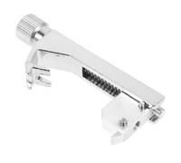 HEMOTON Outil de Réglage du Chevalet de Trémolo pour Guitare Électrique et Classique, Accessoire D’intonation Précis en Métal Argenté, Outil de Correction de Pont pour Accordage Rapide