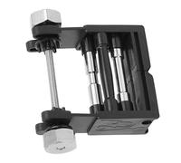 HEMOTON Outil de Service de Corde d'arc à Tension Réglable en Alliage d'Aluminium ABS Rouleau Métallique Lisse Compatible Arcs à Poulies et Classiques Accessoire de Protection de Corde 1