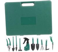 HEMOTON Outils de Jardinage avec Étui de Rangement Râteau Sécateur Shovel et Pulvérisateur pour Jardinage Pratique