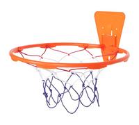 HEMOTON Panier de Basket Mural Intérieur pour Tout-Petits, Grand Format, Plastique Robuste, sans Perçage, Panier de Basket Pliable Orange, Jeu Sportif pour Garçon et Filles en Intérieur