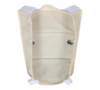 HEMOTON Panier de Rangement Suspendu Beige pour Poussette en Tissu Oxford, Grand Volume 45 X 38 X 20 Cm, Organisateur Multifonction pour Courses et Accessoires Bébé, Compatible Poussette