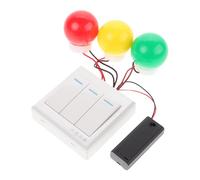 HEMOTON Panneau De Contrôle pour Garçon Fille Tableau Activités avec Interrupteurs Lumineux Jouet Panneau Montessori Mural Sensoriel pour Garçon Fille Interrupteur Interactif