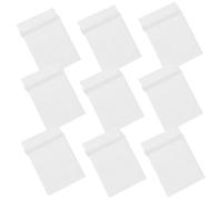 HEMOTON Paquet Refermables Mini Pochettes à Bijoux en PE Blanc, Lot de 500 Pièces, Faciles à Stocker Visualiser, Rangement Présentation