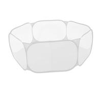 HEMOTON Parc Pliable pour Animaux de Compagnie Enclos Six Pans en Polyester pour Chiens et Petits Animaux Utilisation Intérieure et Extérieure Accessoire Pratique et Portable