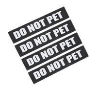 HEMOTON Patchs Réfléchissants pour Harnais De Chien en PU Amovibles Lot De 2 Paires Autocollants Réutilisables Sécurité Nuit Animaux