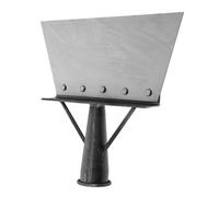 HEMOTON Pelle De Jardin Multifonction en Métal pour Enlèvement D’excréments Et Grattage, Outil Robuste Et Polyvalent pour Jardinage, Déneigement Et Entretien Extérieur,