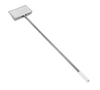 HEMOTON Pelle de Nettoyage pour Élevage en Fer et Pp avec Manche Long Argenté, Outil de Précision pour Élimination des Déchets sur Fermes et Logements pour Animaux