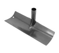 HEMOTON Pelle en Acier, Large Ouverture, Nettoyage des Coins | Argenté, pour Déjections de Volaille Manège, Tête de Remplacement, Entretien Facile
