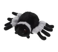 HEMOTON Peluche Araignée Halloween Noire Poupée Araignée Décorative en Peluche Confortable Taille Moyenne Couleur Gris Lavande Décoratif pour Chambre Salon Voiture et Lavable
