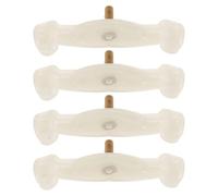 HEMOTON Pieds de Repose-épaule Antidérapants pour Violon 1/4-1/8, Caoutchouc Solide, 4 Pièces de Rechange Universelles pour Support D'épaule Confortable, Accessoire pour