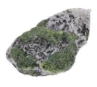 HEMOTON Pierre Flottante pour Aquarium en Résine, Décor Compact | Fausse Mousse, Forme Réaliste et Légère, Ornement pour Bac à Poissons, Idée Présent pour Amis Aquariophiles