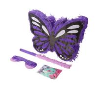 HEMOTON Piñata Violet pour Anniversaire Garçon et Filles, Jeu à Casser | Papier 3d à Remplir de Bonbons, Masque et Bâton Inclus, à Suspendre