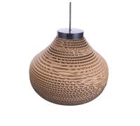 HEMOTON Plafonnier Suspendu Nid D'abeille en Papier de Style Asie du Sud-est, Décoration Lumineuse Solide pour Maison et Restaurant, Lampe Plafonnier Intérieure en Matériau Pratique,