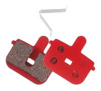 HEMOTON Plaquettes de Frein de Vélo Disque Modèle pour VTT Métal Rouge | Bicyclette, Montagne Tout-terrain et Longue Distance, Installation Simple, Résistance Thermique