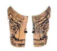 HEMOTON Plastron D'armure Plastique Robuste, Bouclier Rond Dragon Corne, Brassards Protecteurs et Accessoires Cosplay Chevalier Pirate