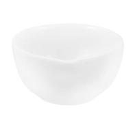 HEMOTON Plat à Sauce en Céramique Blanche, Ravier Compact et Polyvalent, Facile à Transporter, pour Besoins Culinaires et Voyages
